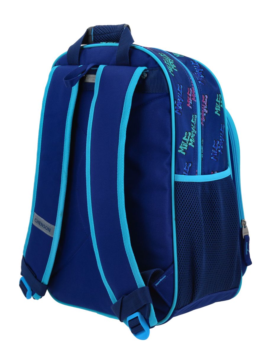 Mochila escolar miles morales telt para niño 9