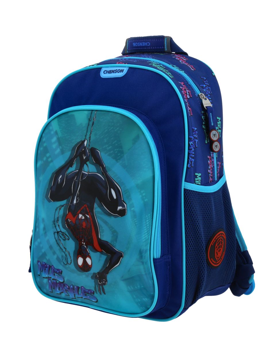 Mochila escolar miles morales telt para niño 6