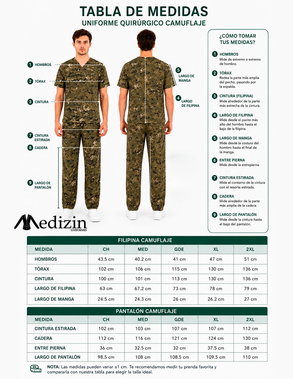 Pijama quirúrgica para hombre 3