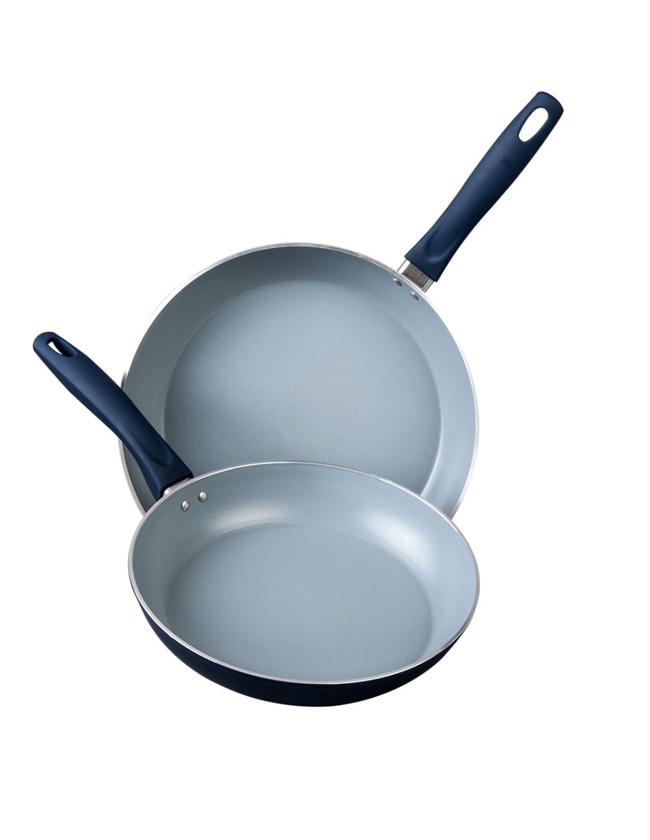 Set de sartenes wellnes de cerámica 2 piezas Set de sartenes wellnes de cerámica 2 piezas