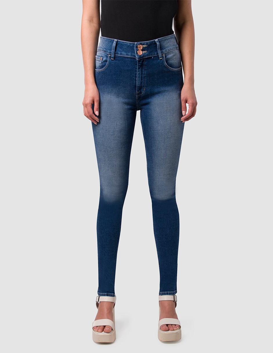 Jeans/Jegging/Jeans jogger Regular Skinny Cintura alta Katia Skinny Cintura Alta Katia Skinny Cintura Alta para mujer