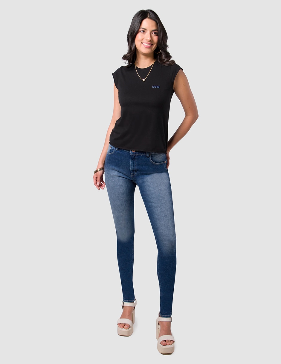 Jeans/Jegging/Jeans jogger Regular Skinny Cintura alta Katia Skinny Cintura Alta Katia Skinny Cintura Alta para mujer 4