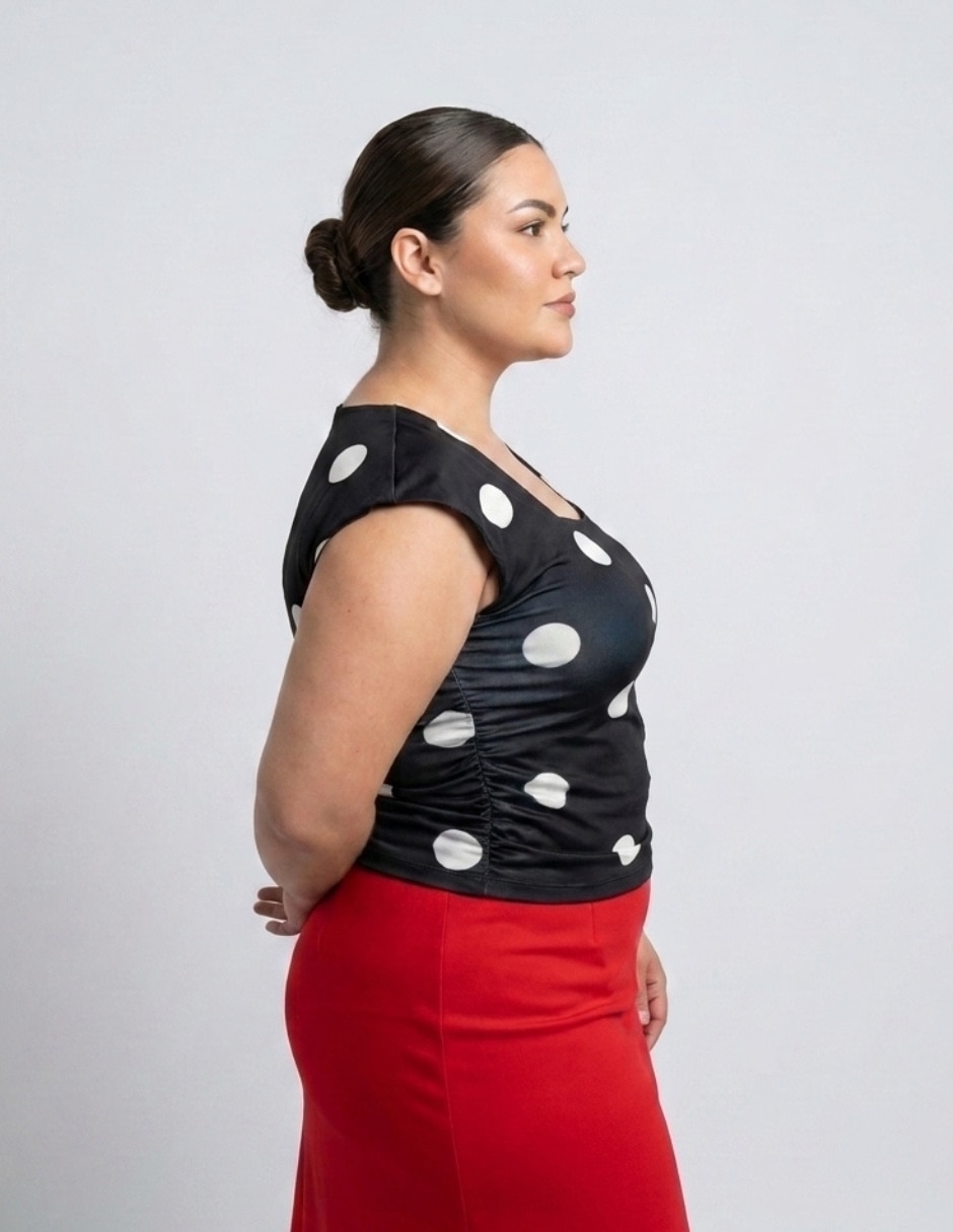 Blusa yaretni moda sin manga para mujer