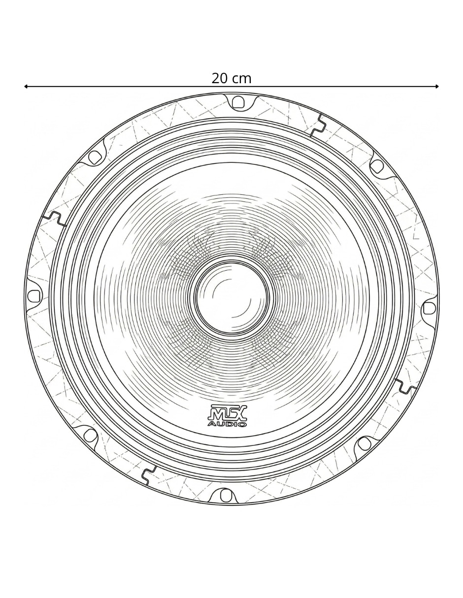Bocina rtx88 10