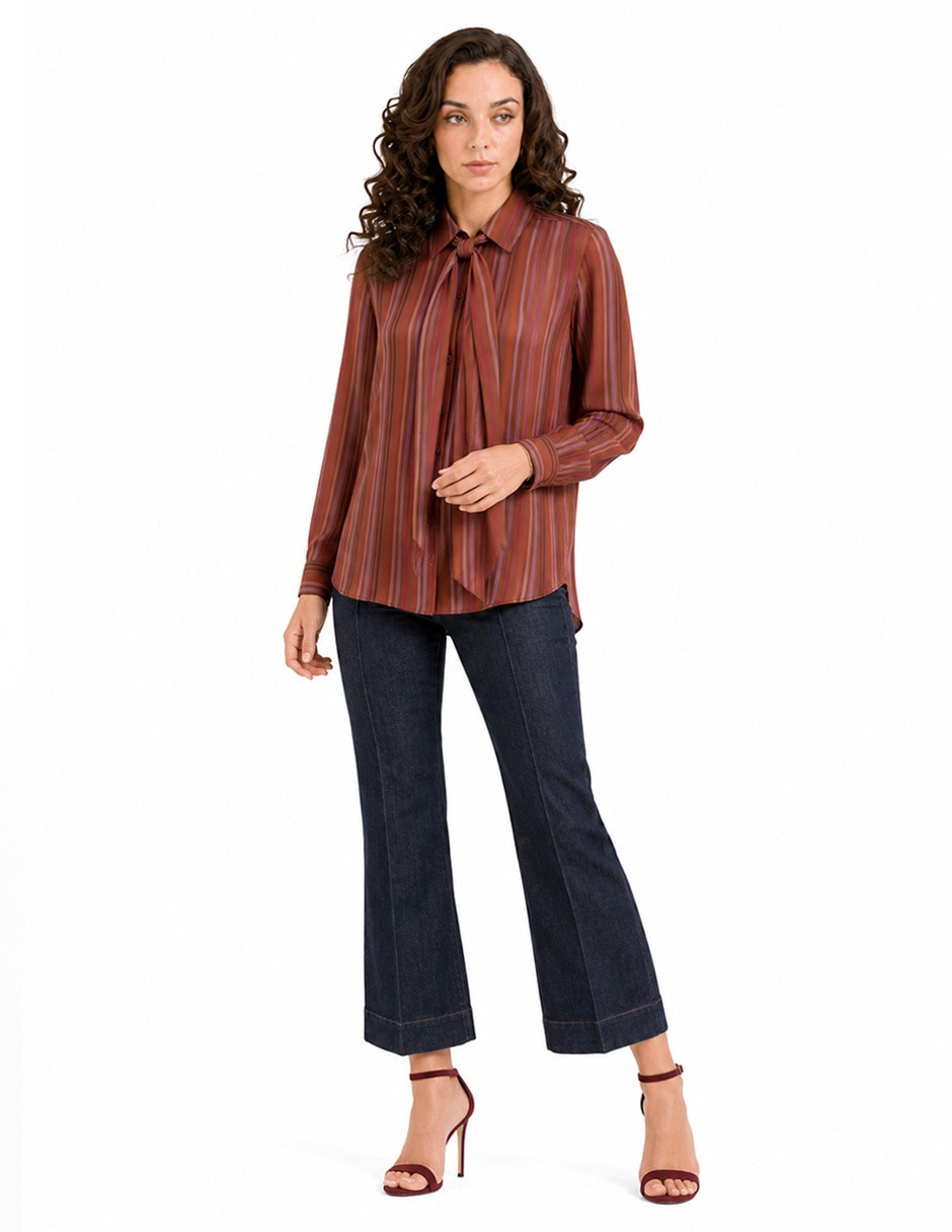 Blusa manga larga para mujer 4
