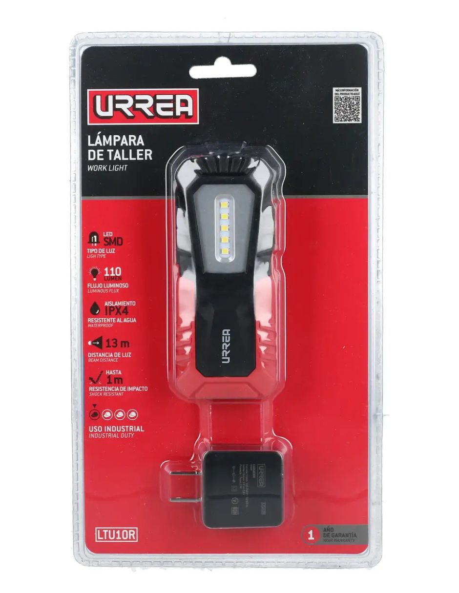 Lámpara de led para taller recargable de 110 lm 2