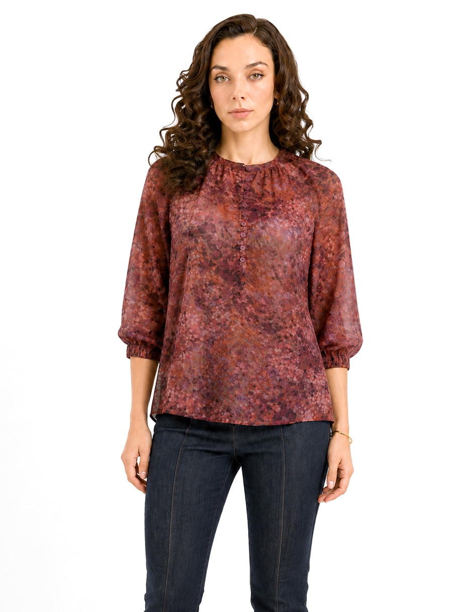 Blusa Foley's manga 3/4 para mujer