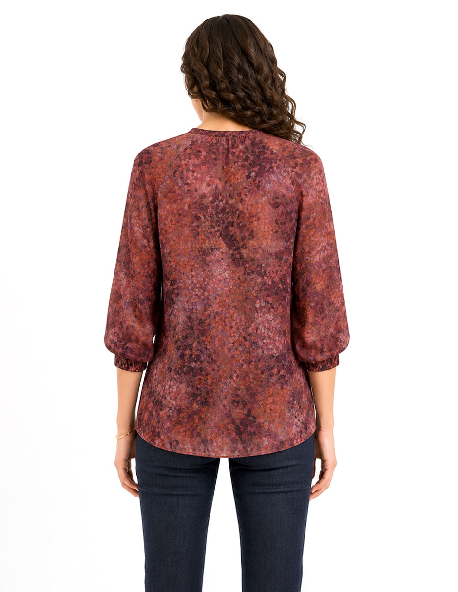 Blusa Foley's manga 3/4 para mujer