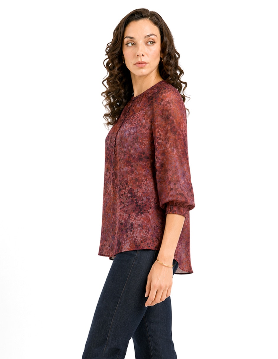 Blusa Foley's manga 3/4 para mujer