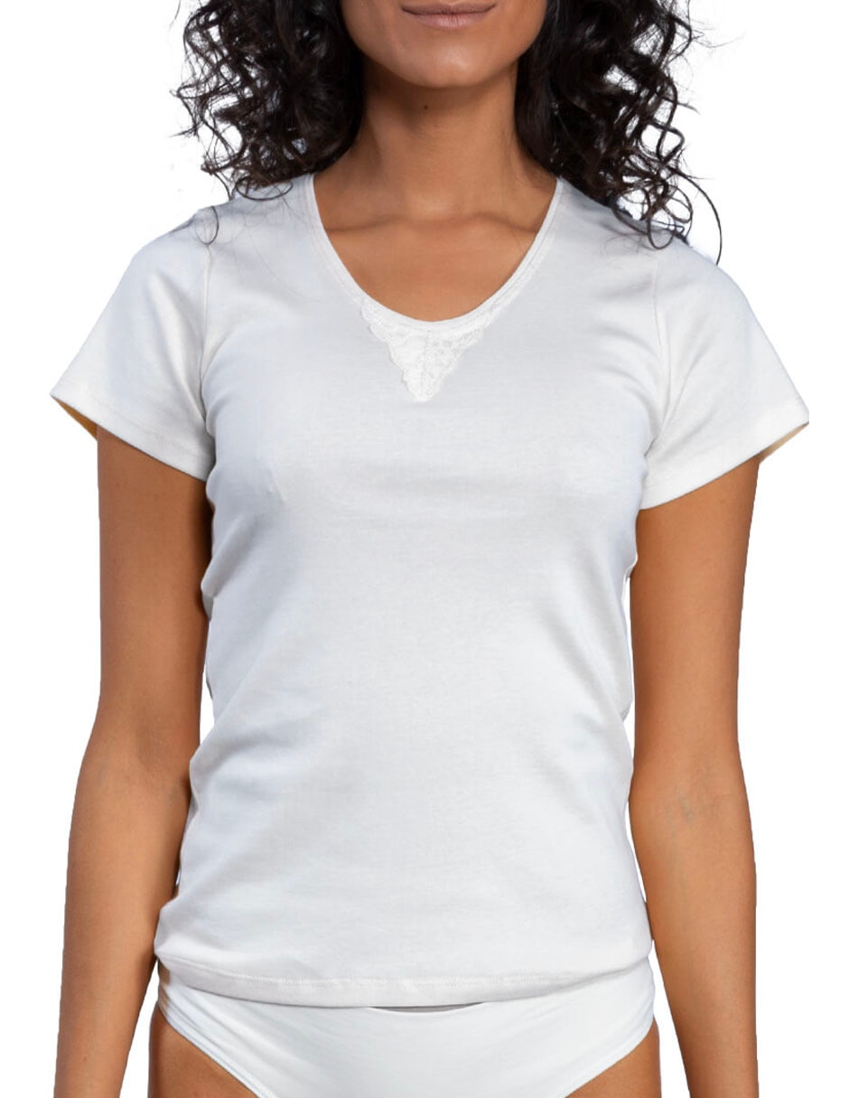 Camiseta oscar hackman cuello redondo regular manga corta de algodón pima Camiseta oscar hackman cuello redondo regular manga corta de algodón pima