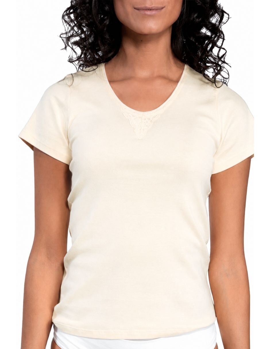 Camiseta oscar hackman cuello redondo regular manga corta de algodón pima 1