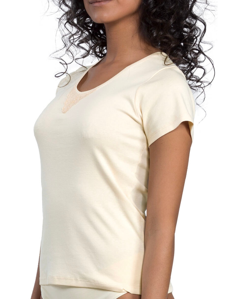 Camiseta oscar hackman cuello redondo regular manga corta de algodón pima 5
