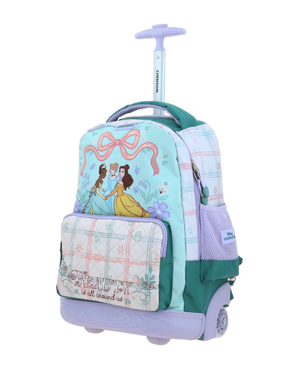 Mochila escolar princesas disney bun para niña 5