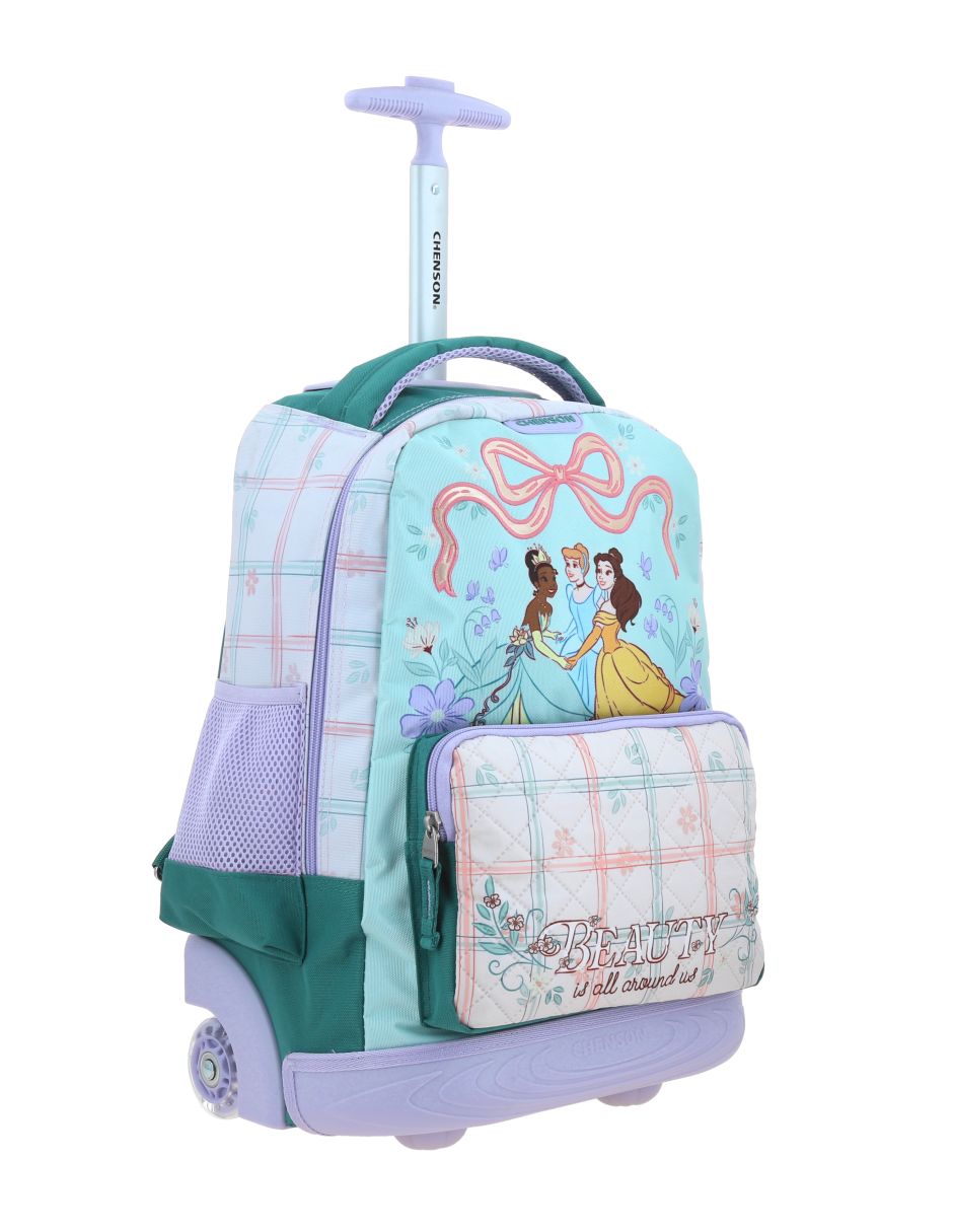 Mochila escolar princesas disney bun para niña 3