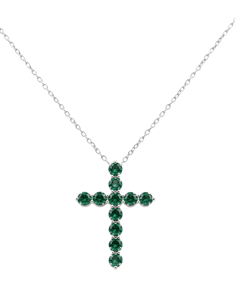 Collar con dije de cruz althéa de plata p 925 Collar con dije de cruz althéa de plata p 925