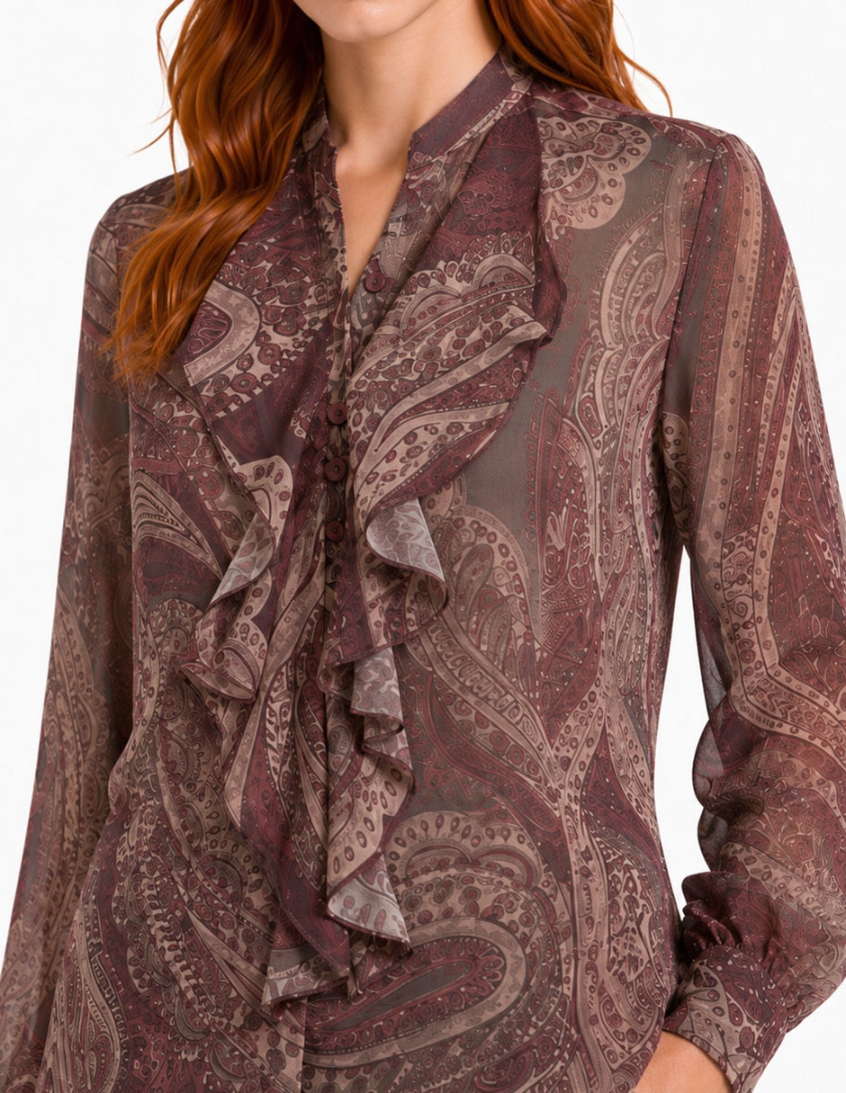 Blusa manga larga para mujer 2