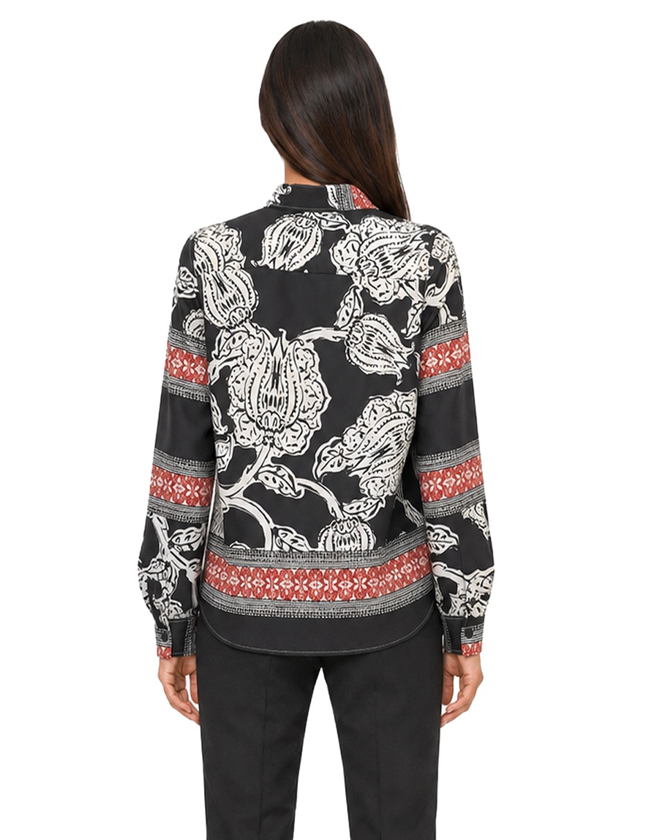 Blusa manga larga para mujer 3
