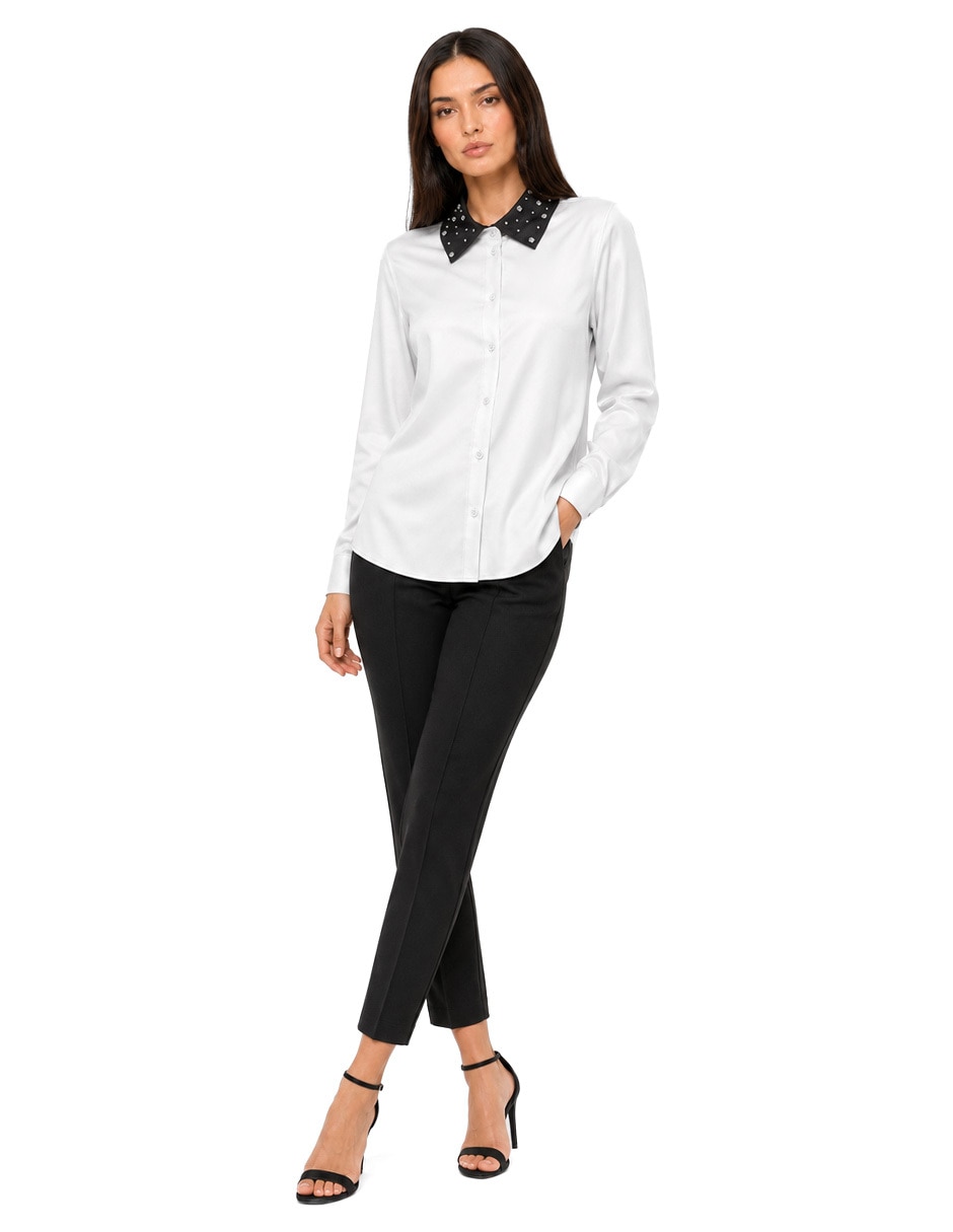 Blusa Foley's manga larga para mujer