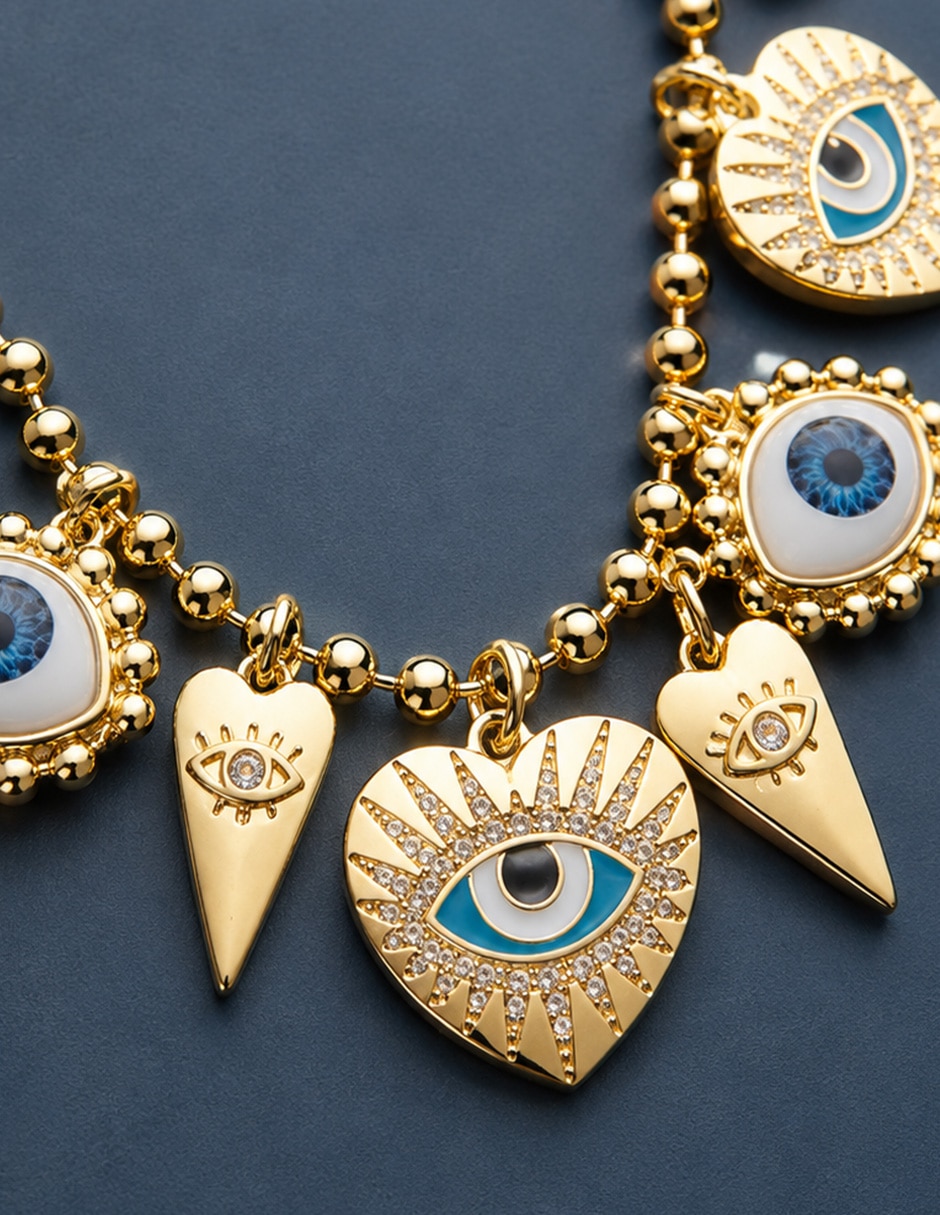 Collar de ojo turco sorella 7