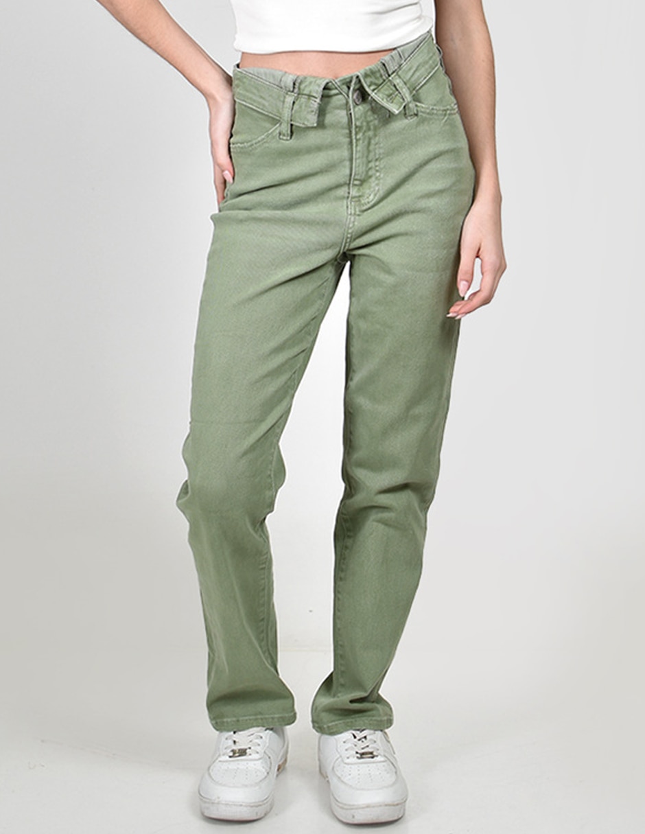 Jeans regular straight cintura alta para mujer Jeans regular straight cintura alta para mujer