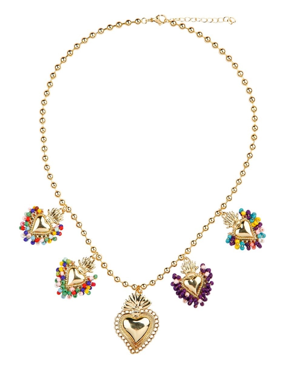 Collar de corazón yoiko coralia