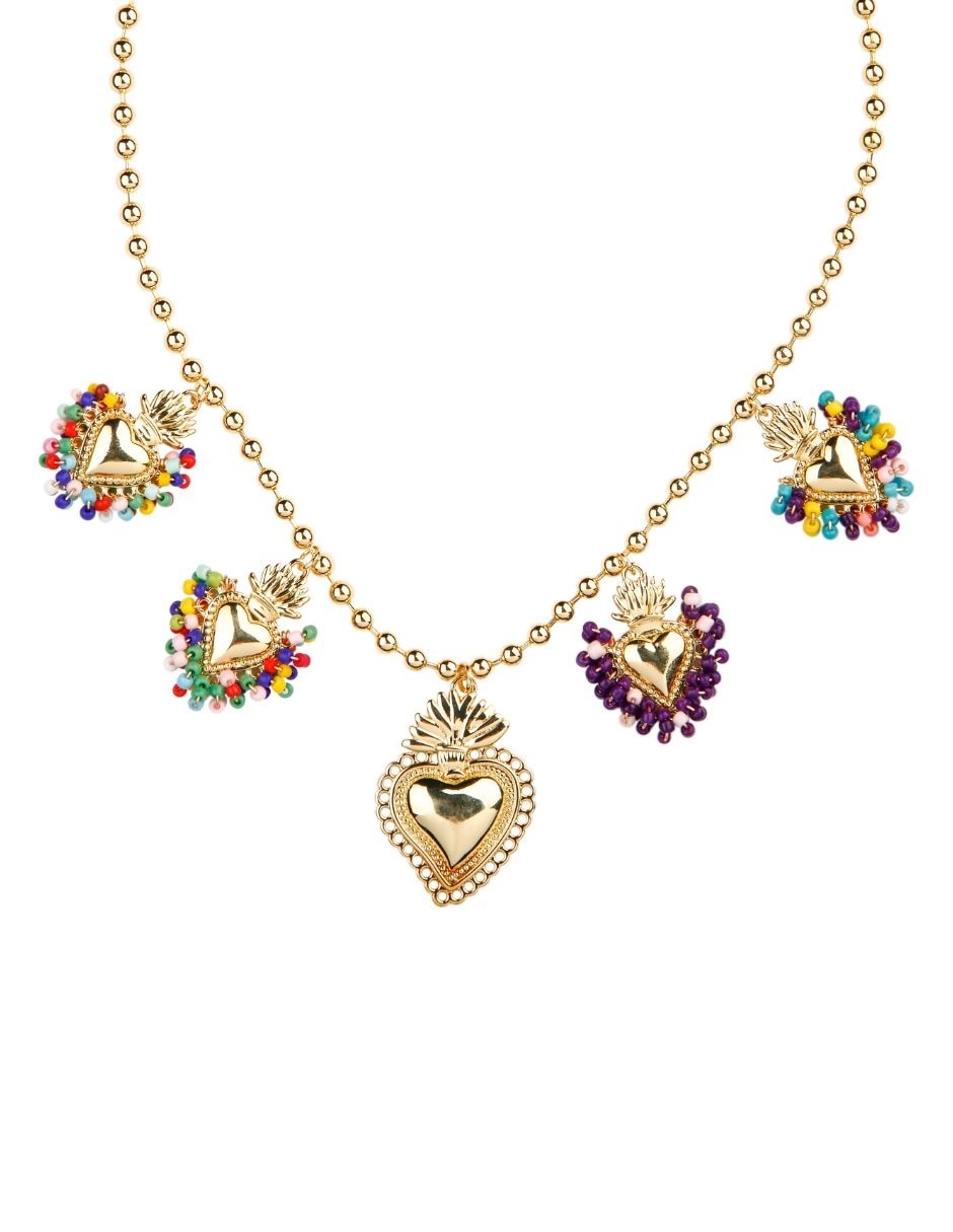 Collar de corazón yoiko coralia
