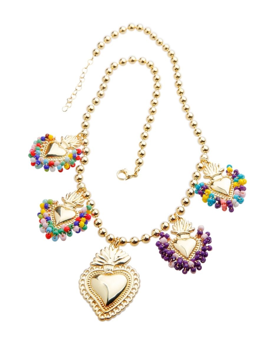 Collar de corazón yoiko coralia