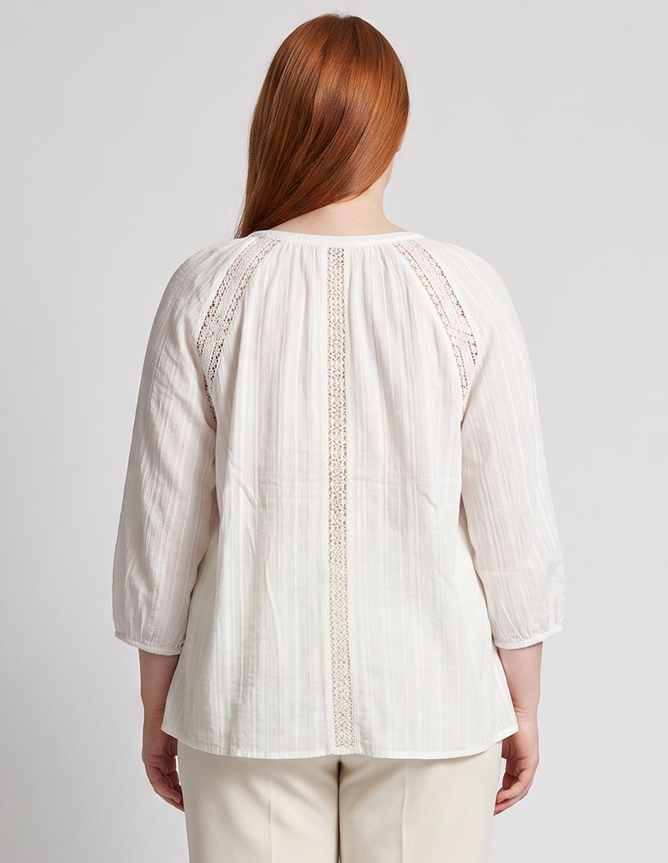 Blusa manga 3/4 para mujer 2