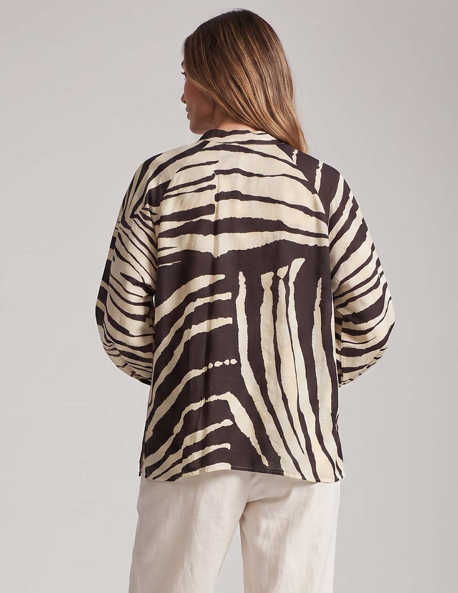 Blusa Punt Roma manga larga para mujer