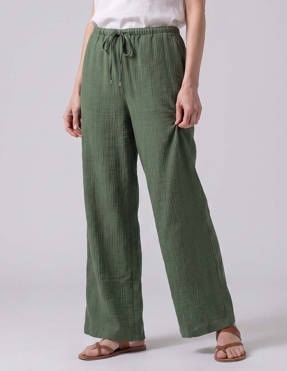 Pantalón relaxed casual para mujer