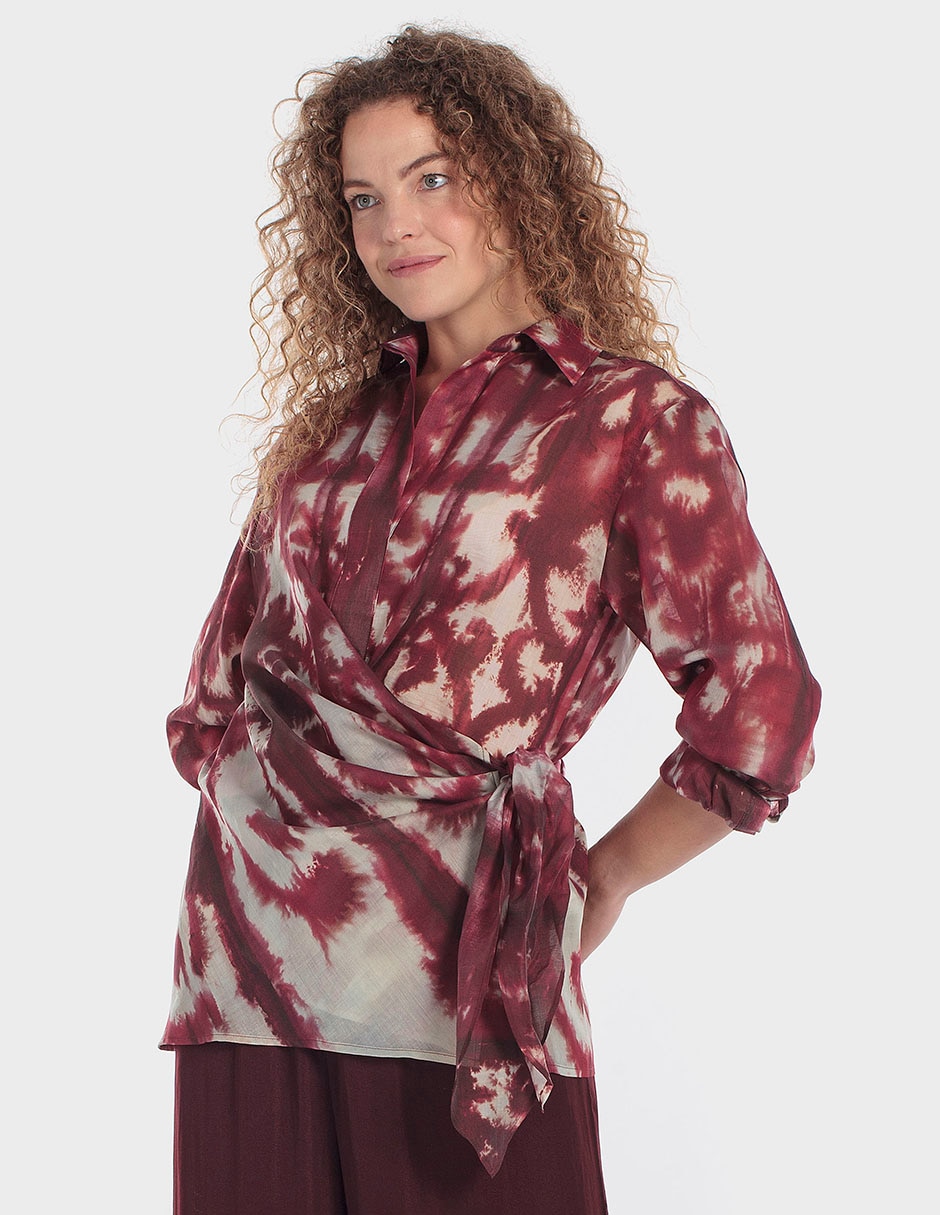 Blusa manga 3/4 para mujer Blusa manga 3/4 para mujer