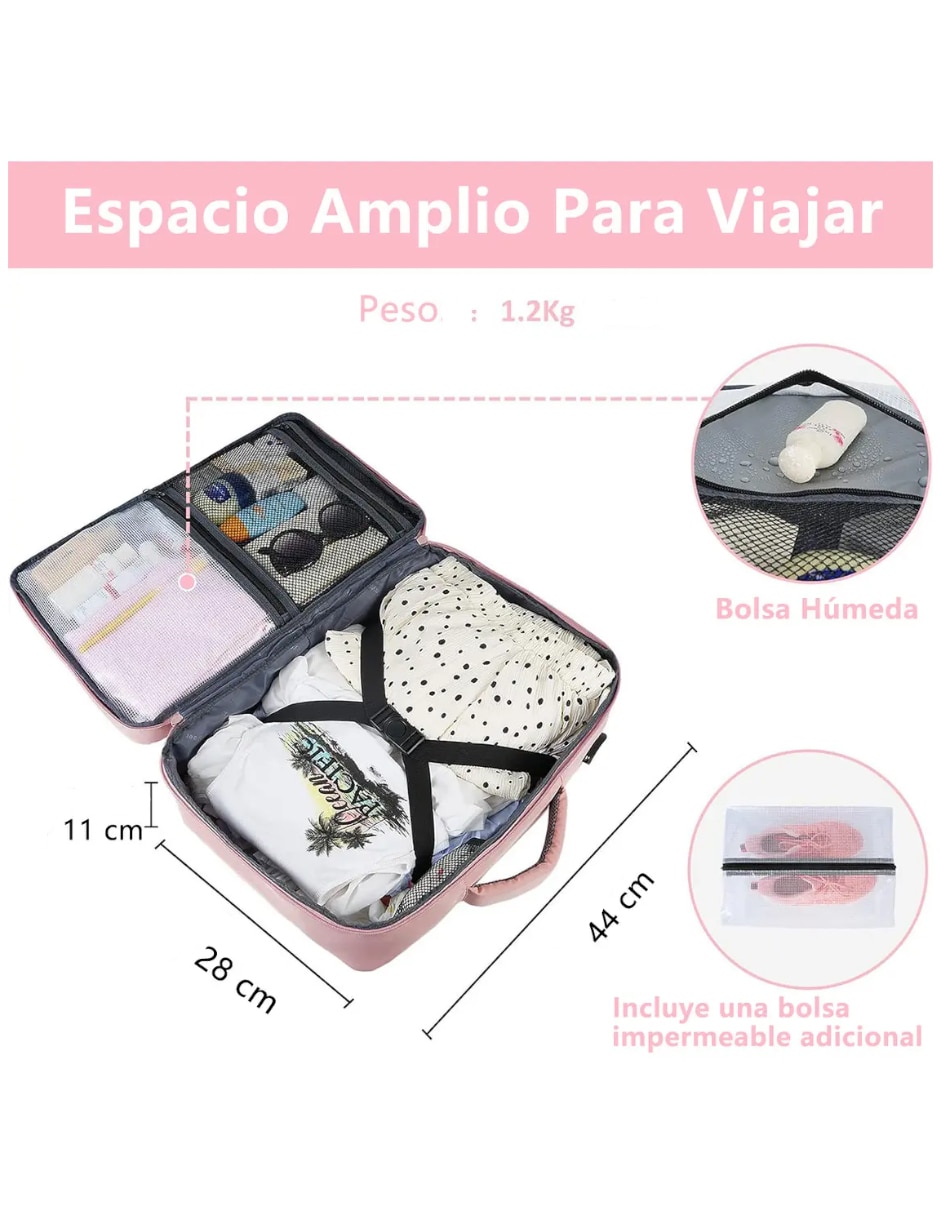 Mochila para viaje para mujer 5