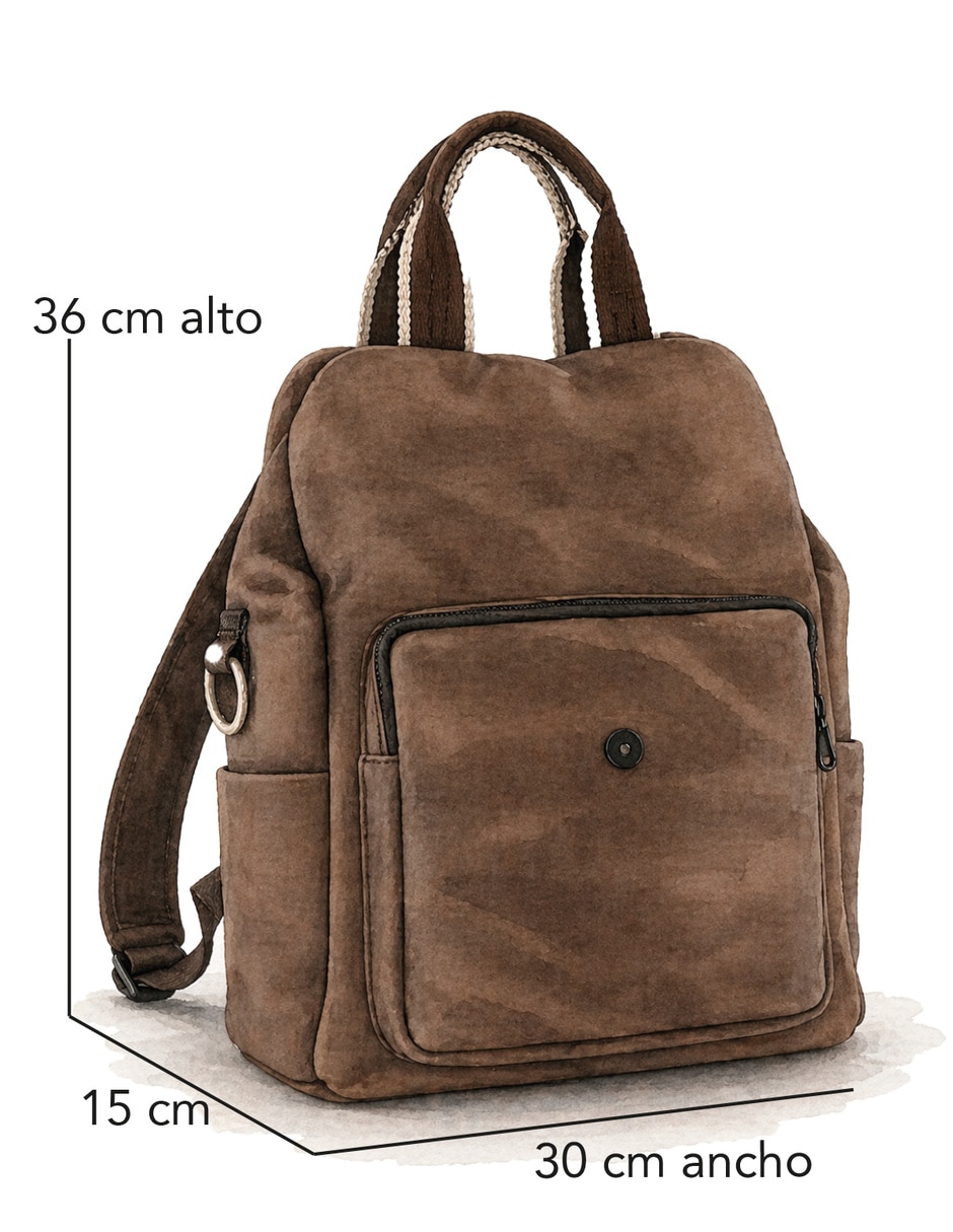 Bolsa mochila de textil para hombre 5