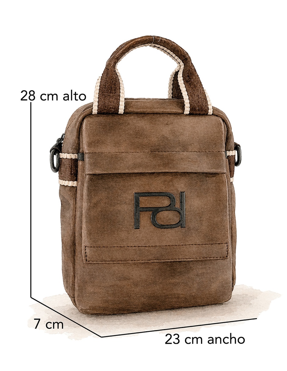 Bolsa bandolera de textil para hombre 4