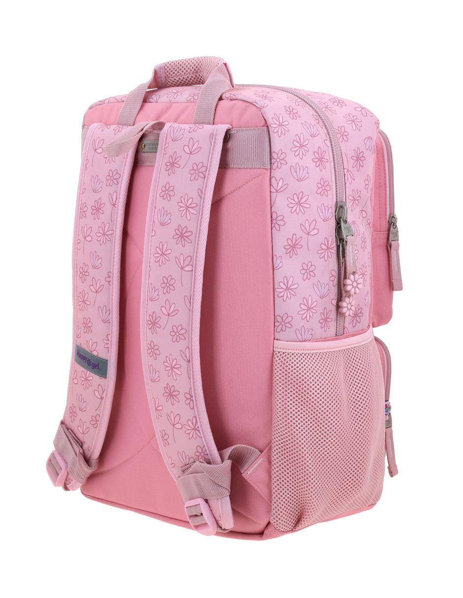 Mochila escolar happy girl jilly para niña 9