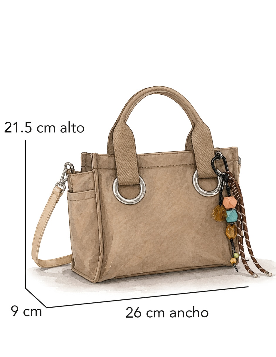 Bolsa tote de piel para mujer 5