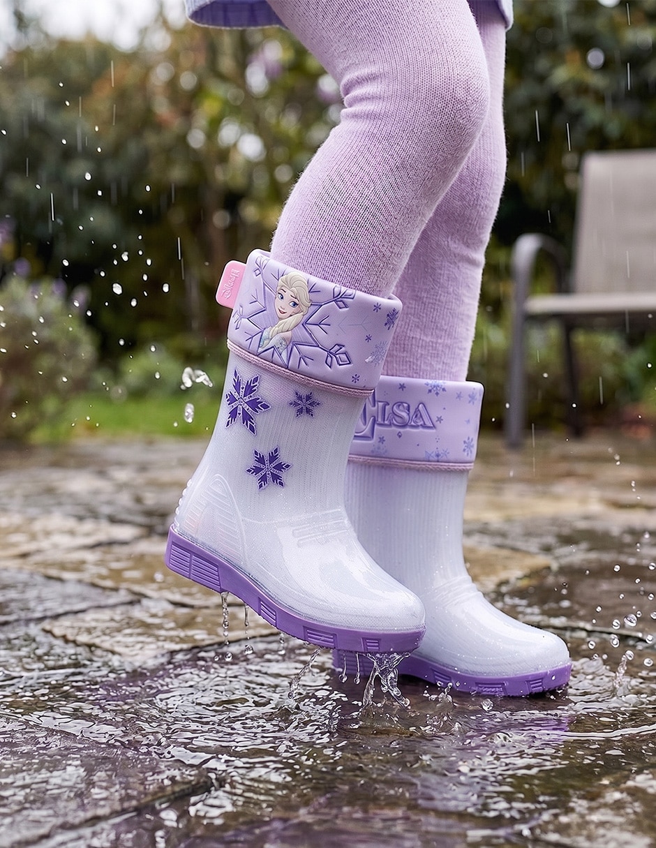 Bota frozen para infantil niña 4