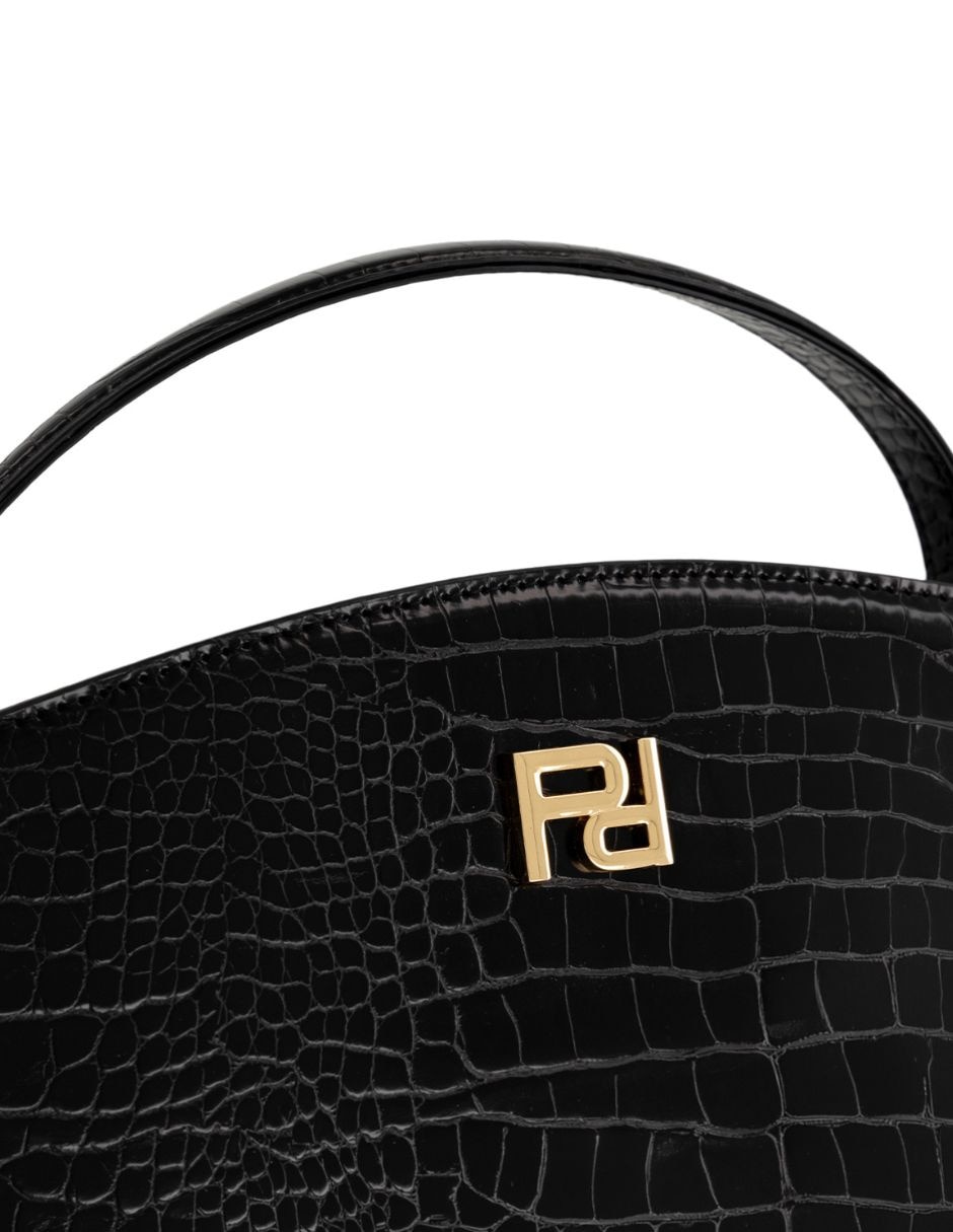 Bolsa dome de piel para mujer 4