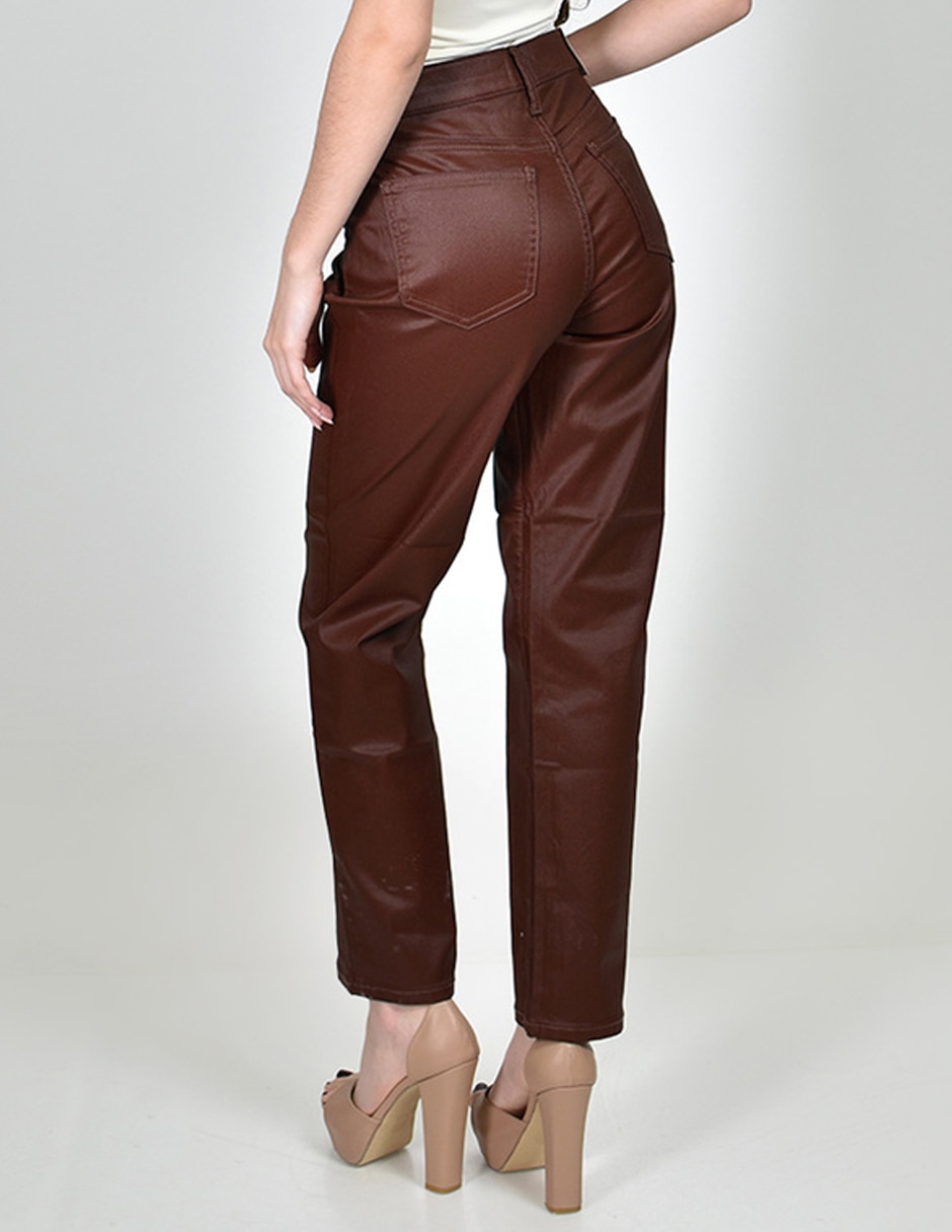 Pantalón regular straight para mujer 5