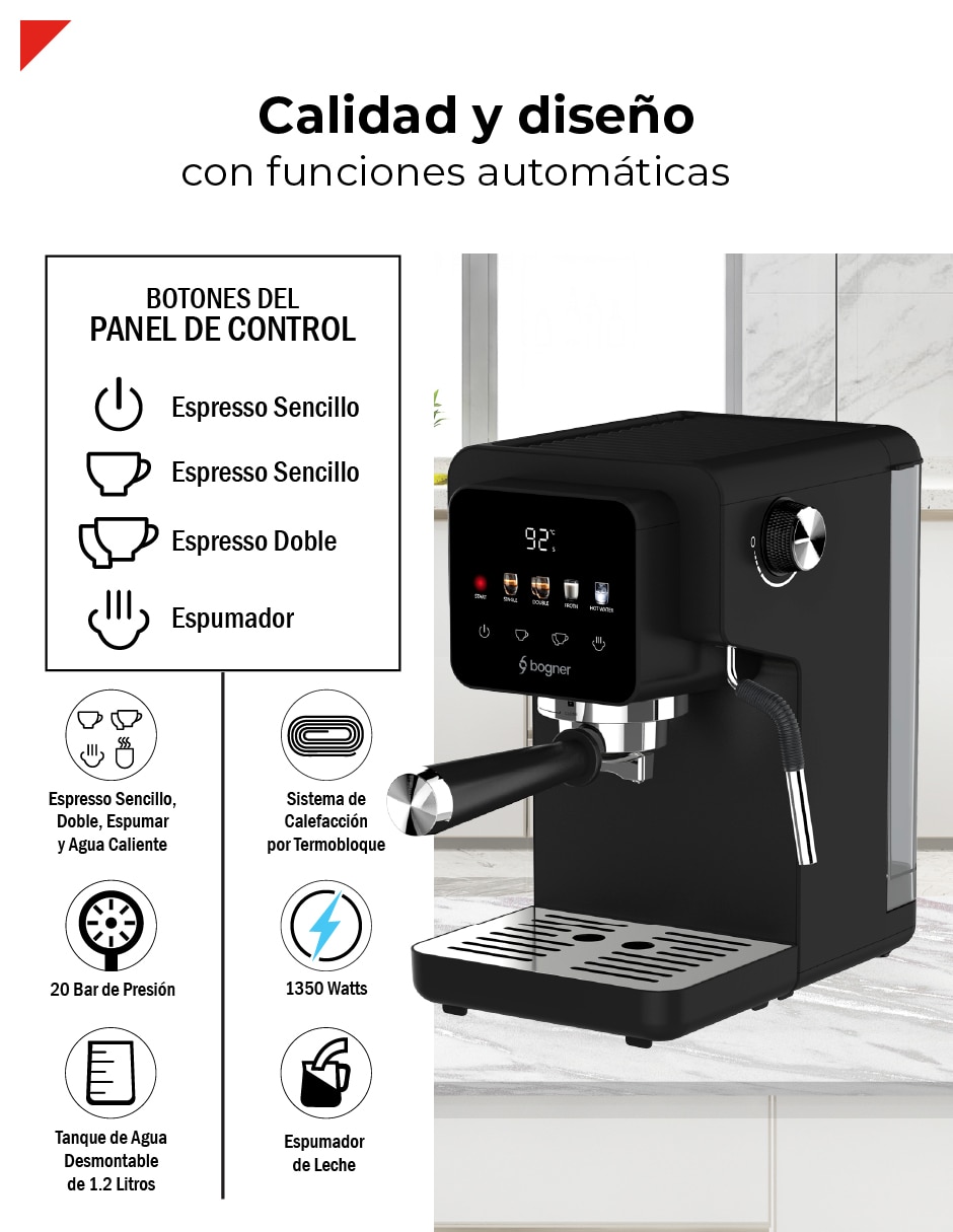 Cafetera espresso bdecm05 2