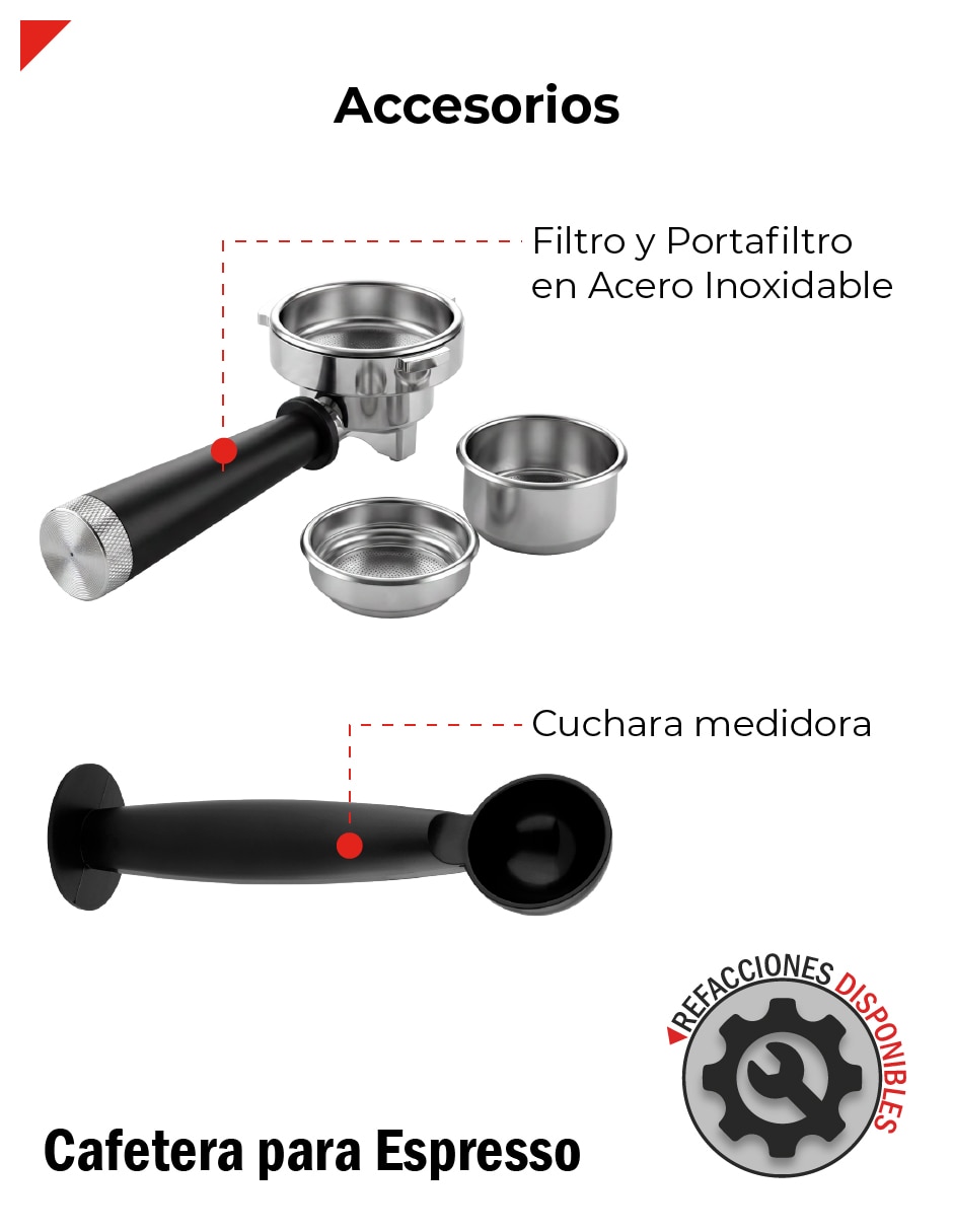 Cafetera espresso bdecm05 6