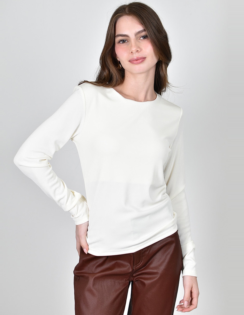 Blusa roman fashion manga larga para mujer