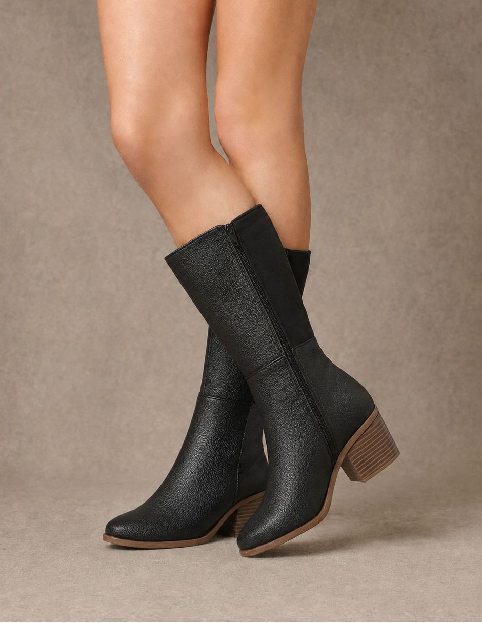 Bota media pierna para mujer 3