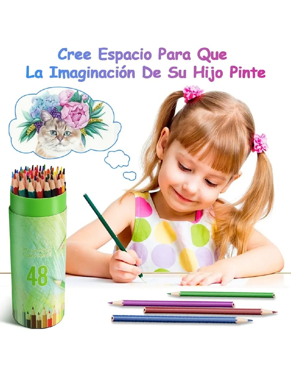 Set lápiz de color hexagonal 4