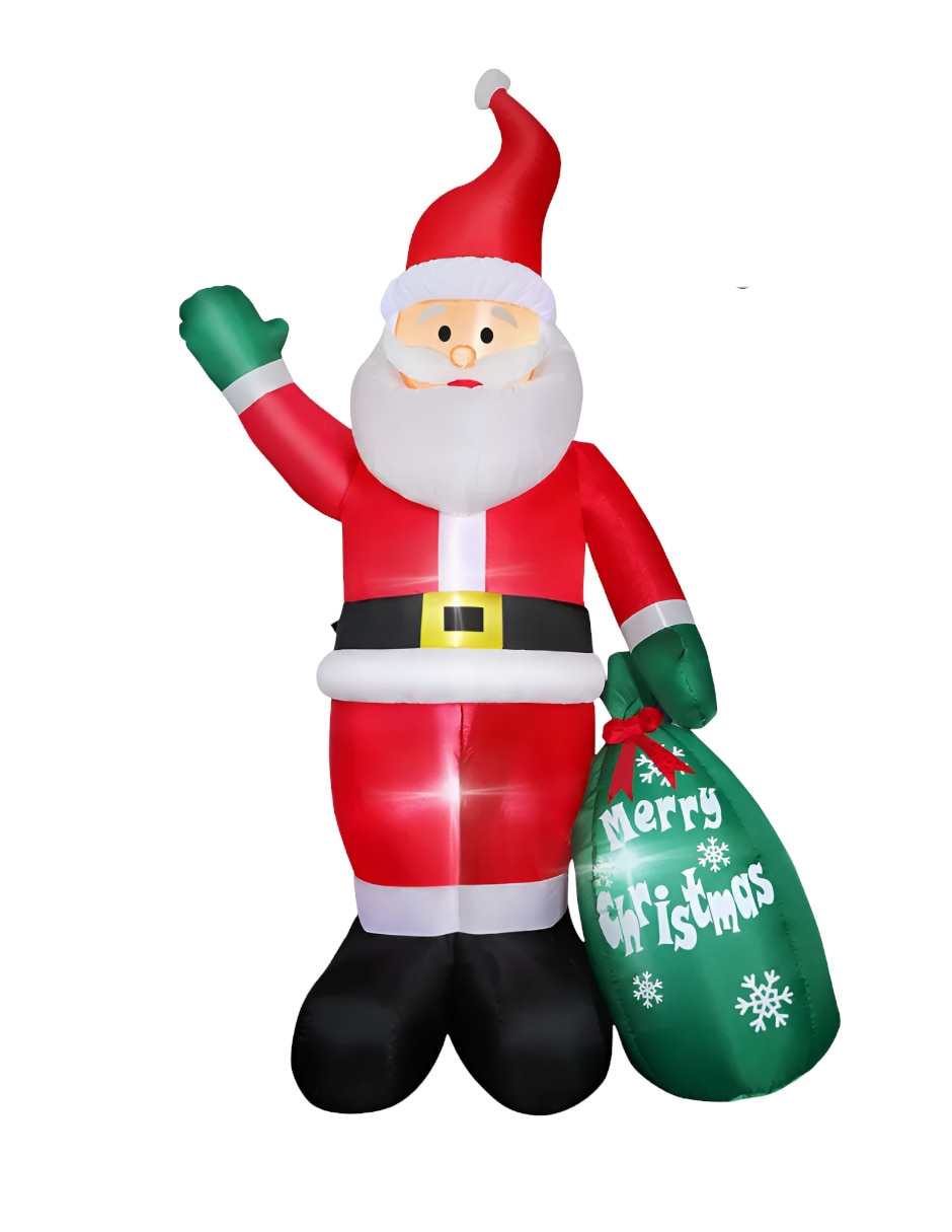 Inflable decorativo forma de santa claus Inflable decorativo forma de santa claus