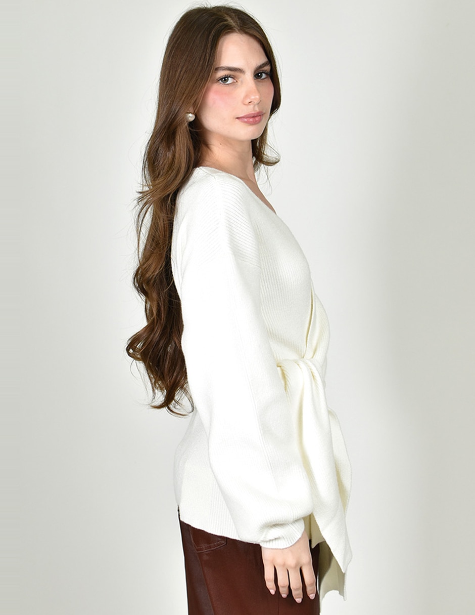 Blusa roman fashion manga larga para mujer