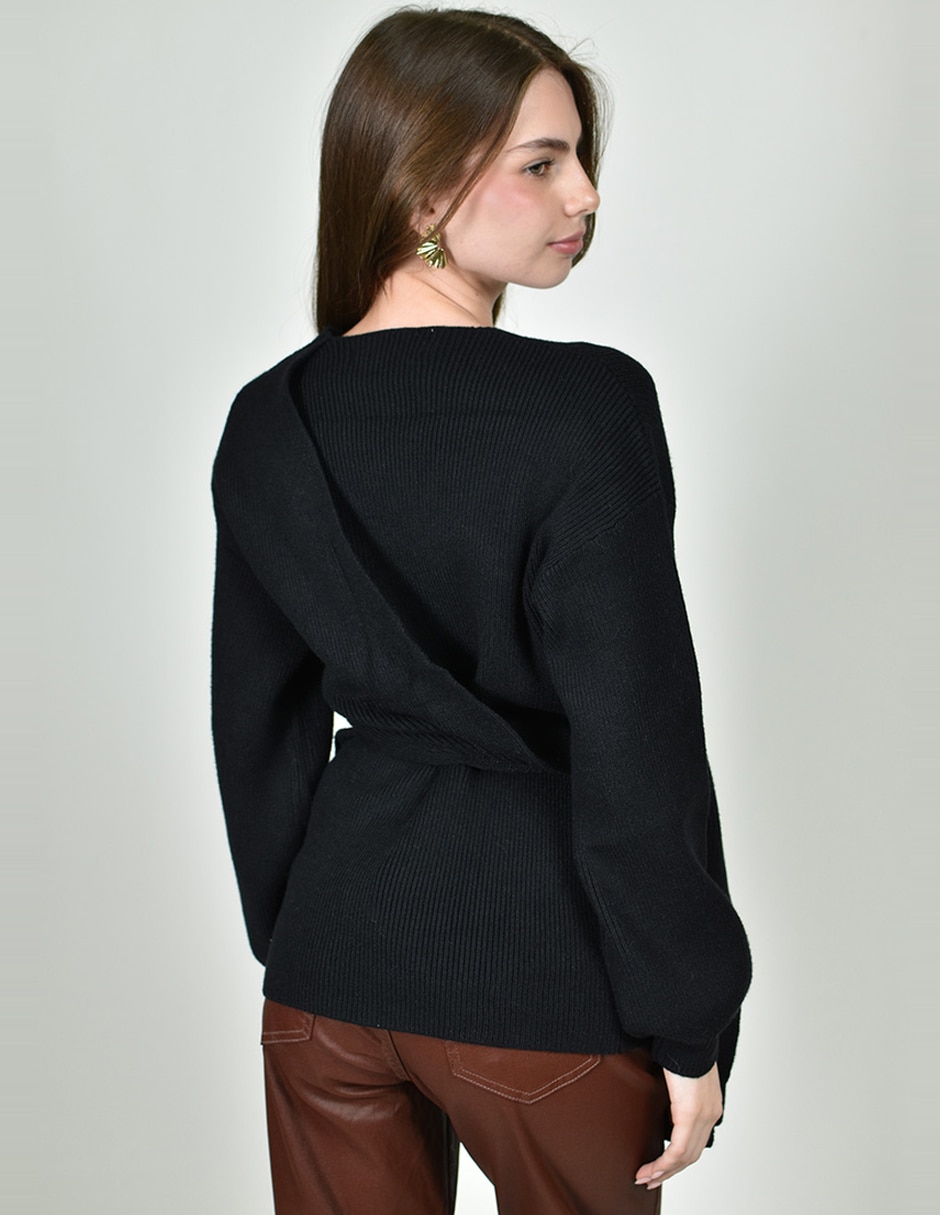 Blusa roman fashion manga larga para mujer