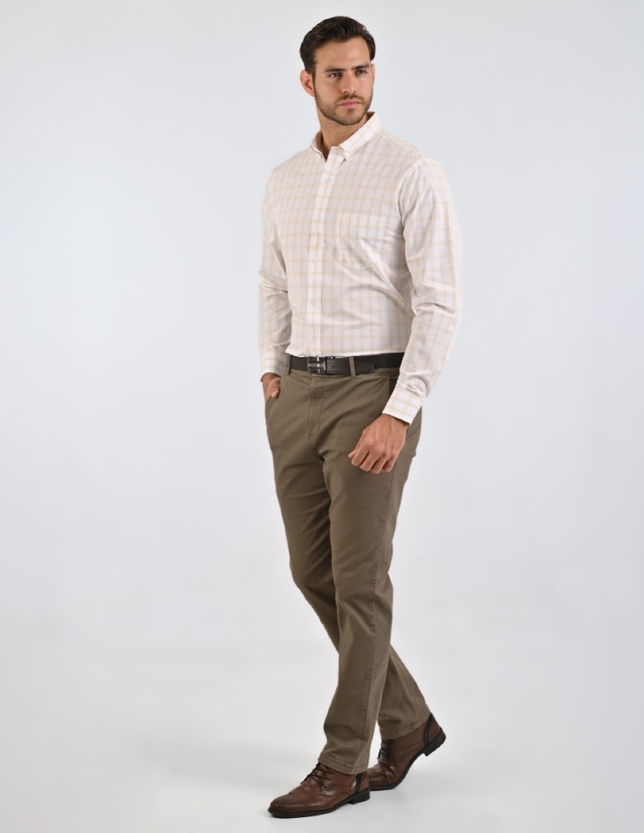 Camisa/Sobrecamisa Casual Otoño - Invierno de (si aplica) Bambú y microfibra manga Larga para hombre 3