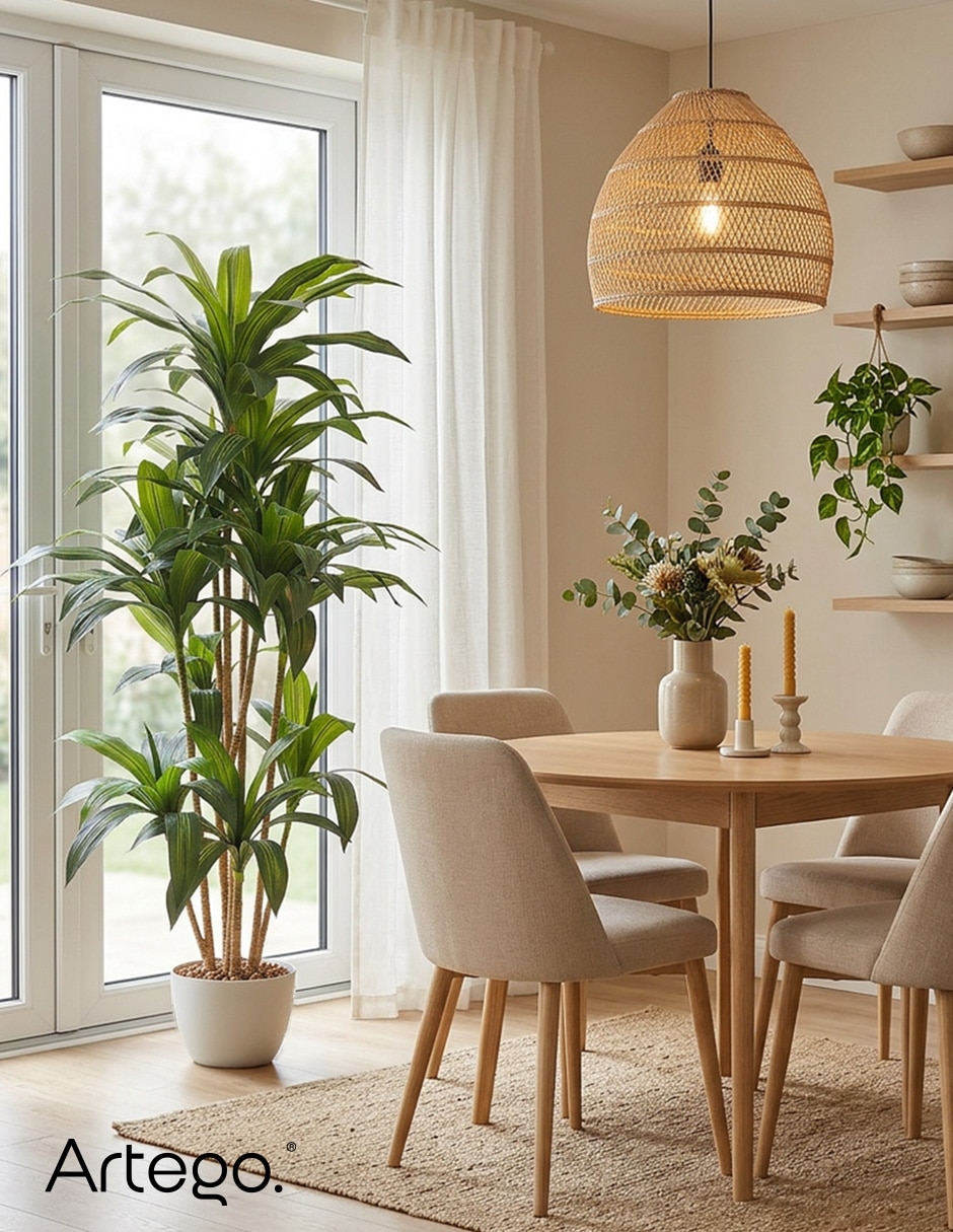 Planta palo de brasil artificial jungla real style dracaena