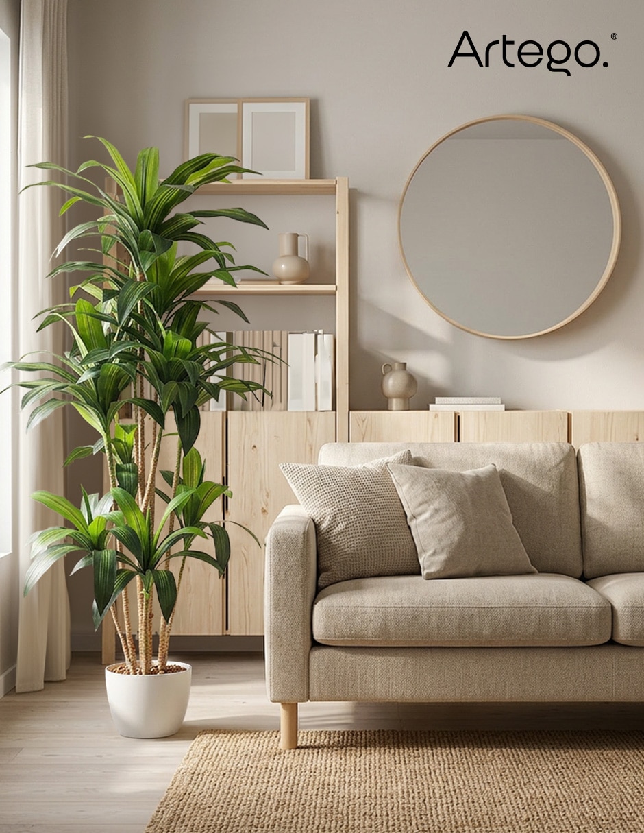 Planta palo de brasil artificial jungla real style dracaena 3